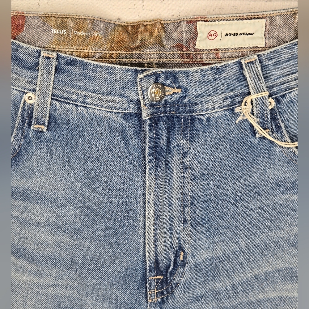 AG Adriano Goldschmied Tellis Modern Slim Premium Denim Jeans - Picture 4 of 11